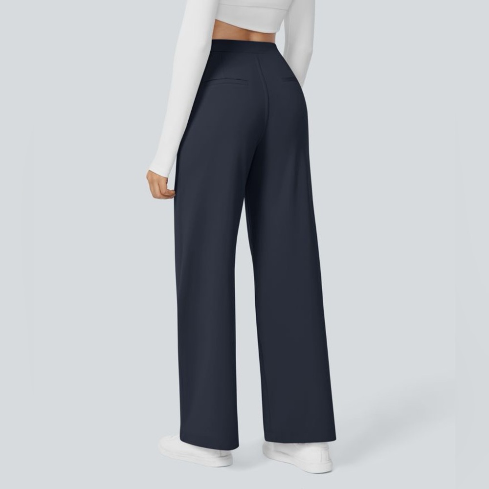 HALARA |NWOT|  High Waisted Pocket Straight Leg Work Pants - size Large